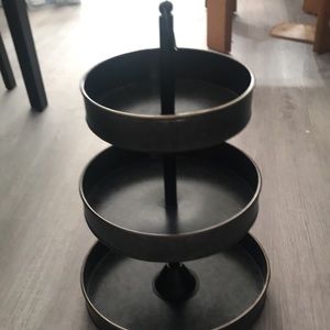 Tiered Metallic Organizer/Display